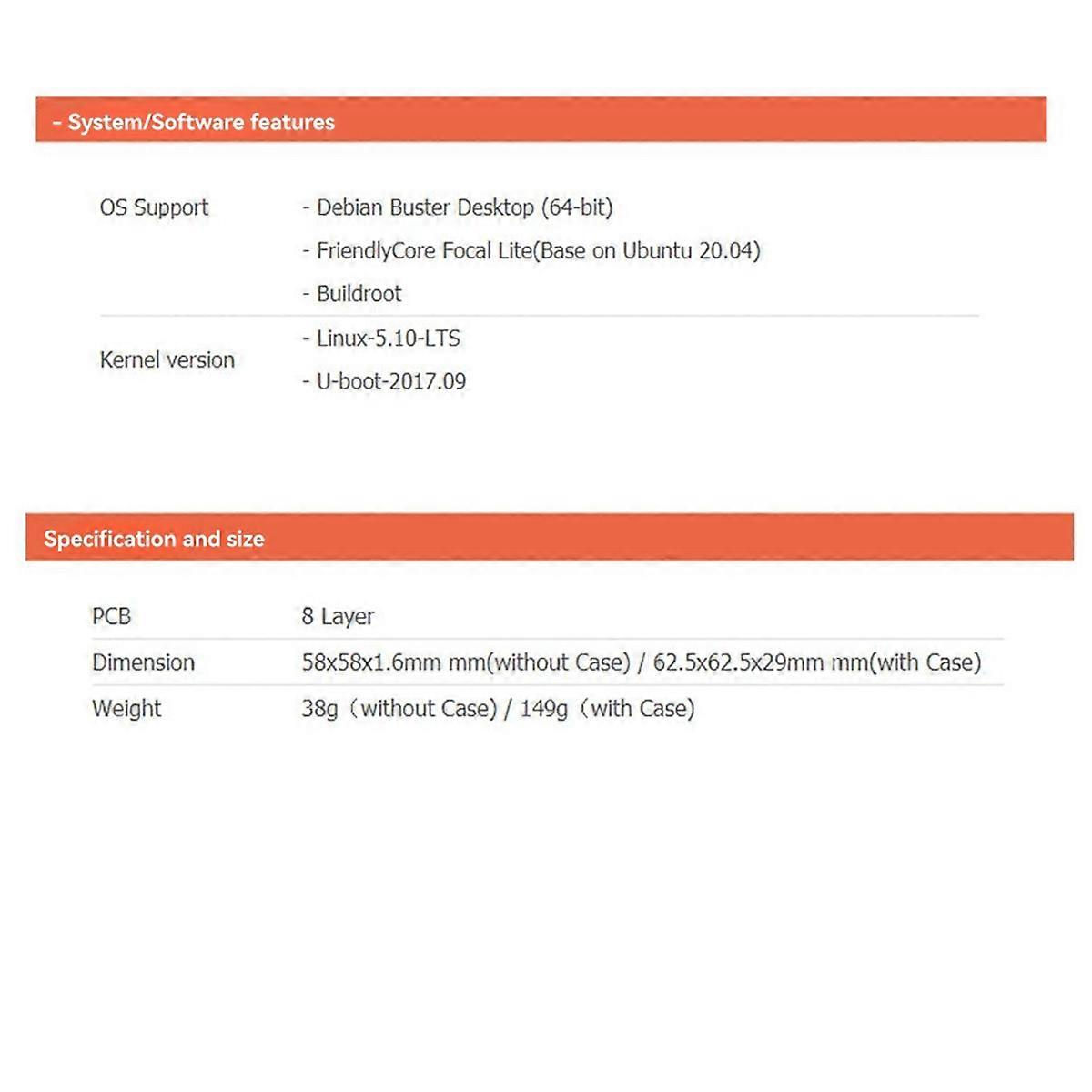 NanoPi R5C Development Board RK3568 Dual 2.5G ETH Port 2GB+32GB EMMc