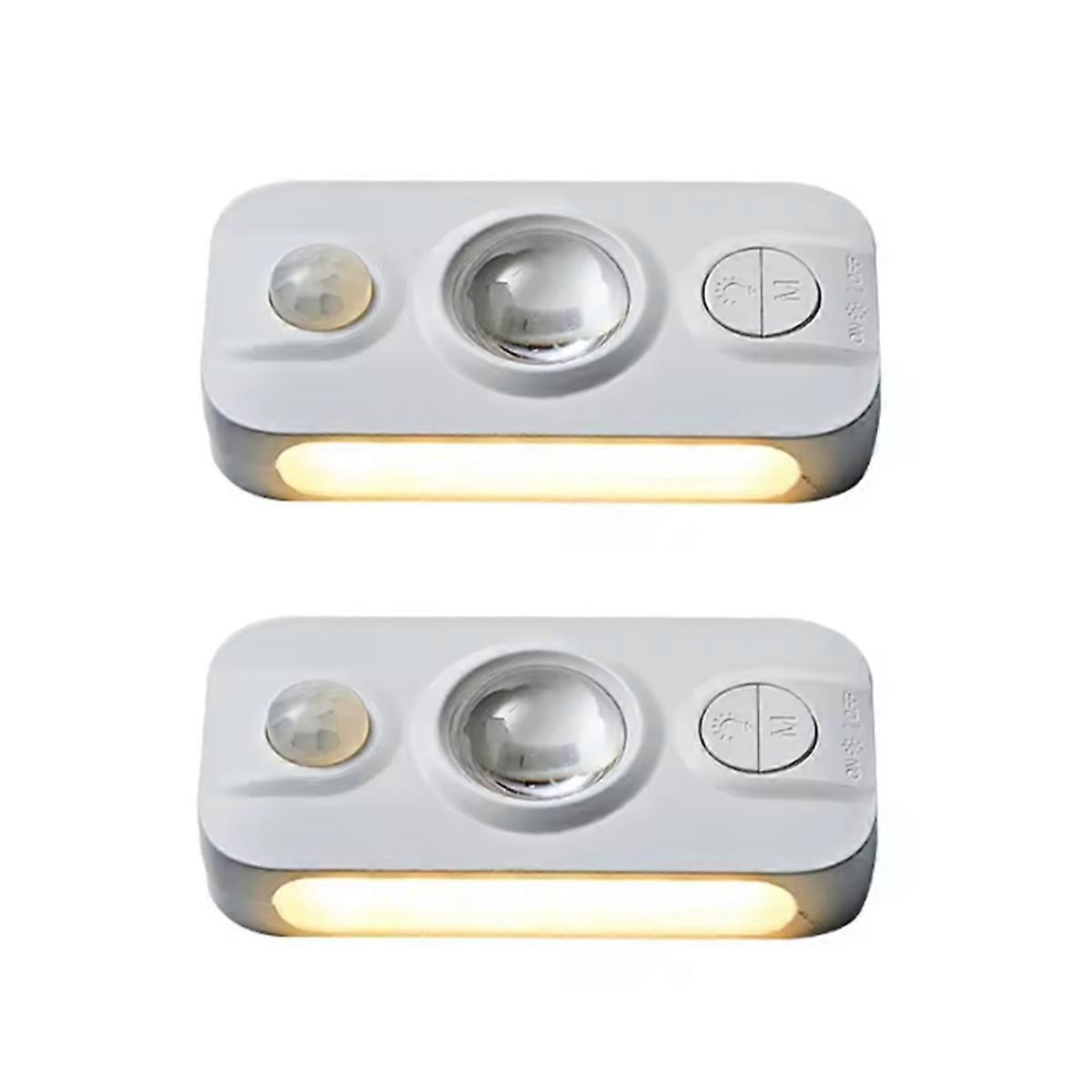 Motion Sensor Light LED USB Rechargeable Night Light 2PCS