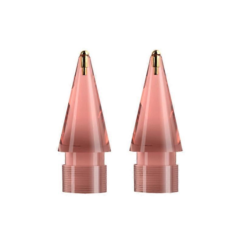 For Apple Pencil 1/2 2pcs Stylus Tip, Spec: Round (Pink) Round (Pink)