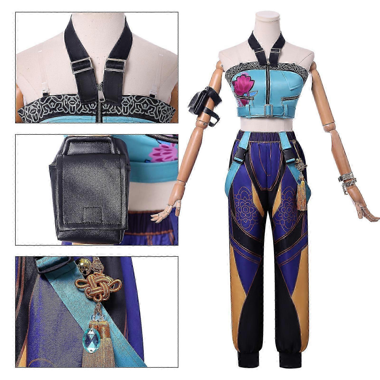 תחפושת קוספליי חדשה של קבוצת צייד השדים של קיי-פופ לומי מילה זואי סט מלא בסגנון רחוב אנימה משחק תפקידים