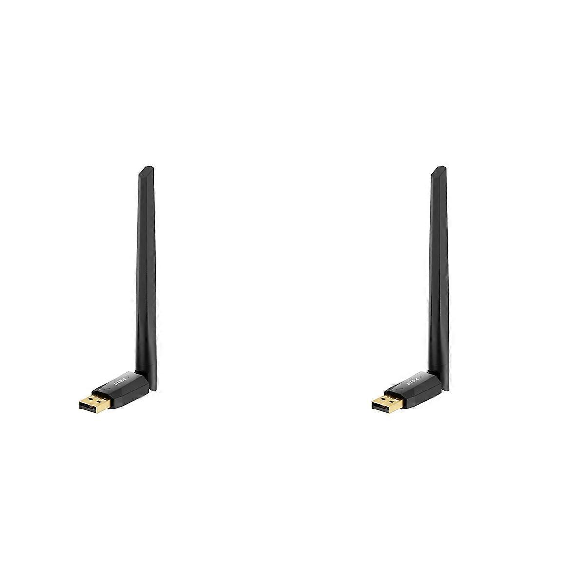 2X USB Bluetooth 5.4 Adapter 150M Bluetooth Dongle for PC Wireless Mouse Keyboard Music Audio Receiv