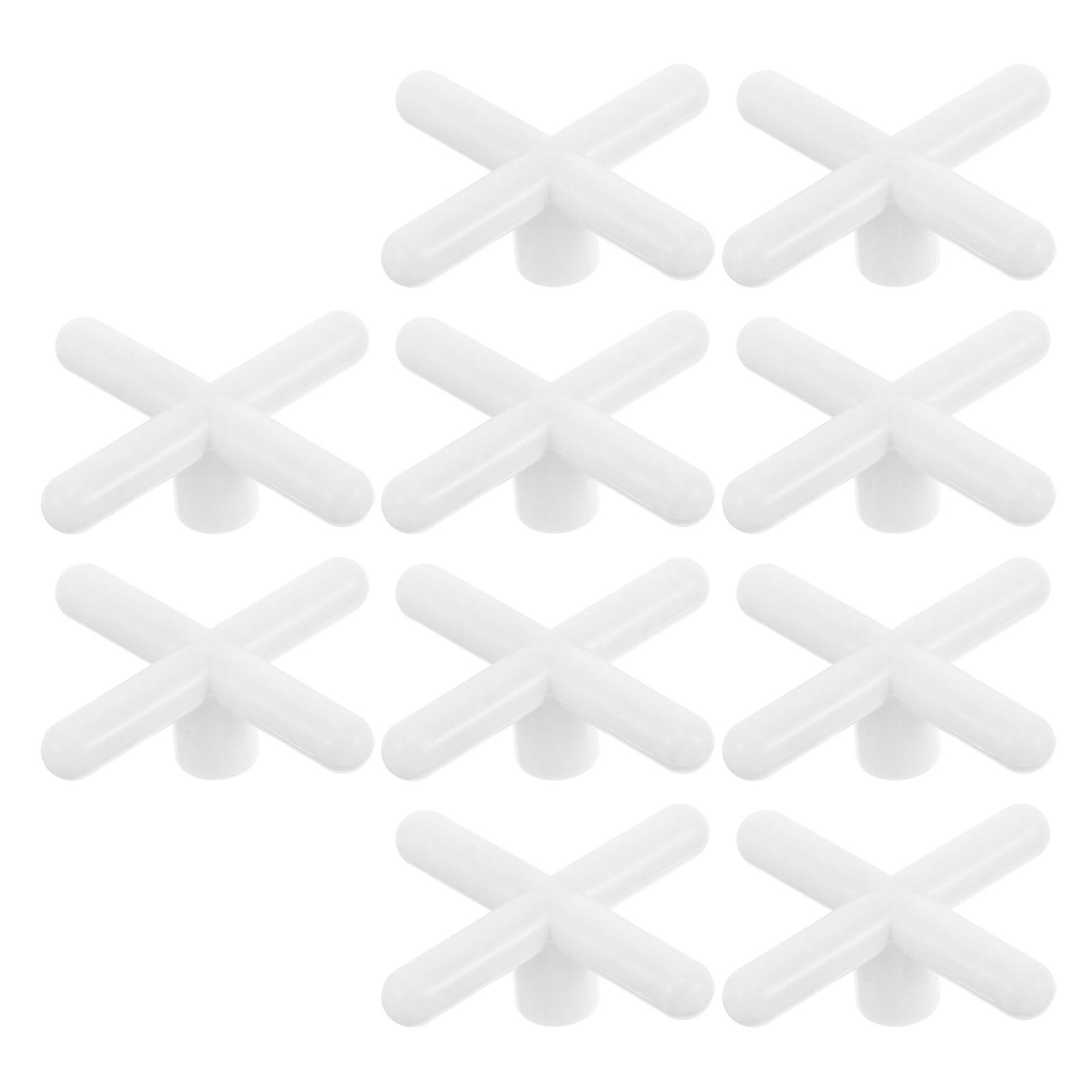 Plastic Cross Billiards Bridge Head for Cue Rest Replacement 50Pcs Set