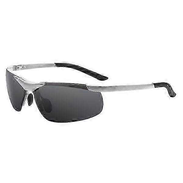 Polarisierte Sonnenbrille für Herren [schwarz Grau]