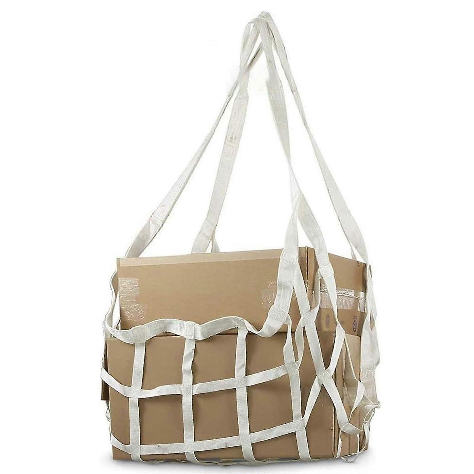 Webbing Net Cargo Securing Net 4x4M Nylon Flat Sling Hoisting Net TearResistant Bed Cargo Net For Construction Rigging