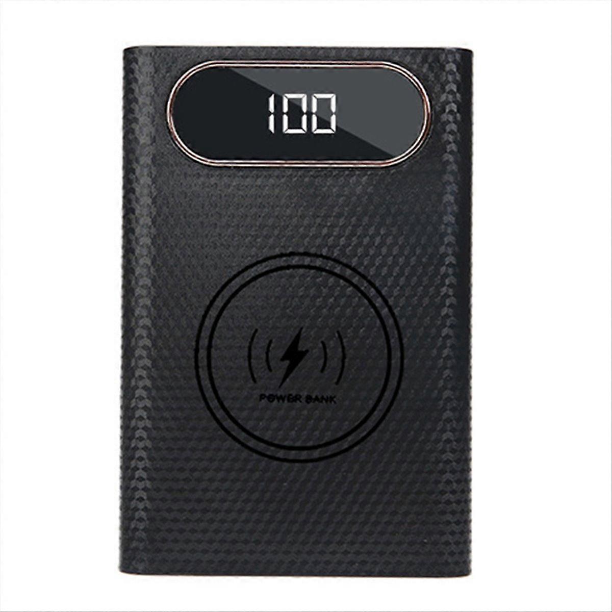 Wireless DIY Shell 21700 Battery Storage Box Quick Charge 22.5W Detachable Power Bank Case Without B