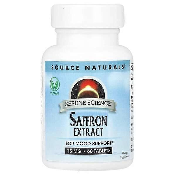 Source Naturals, Serene ScienceÃÂÃÂ®, Saffron Extract, 15 mg, 60 Tablets