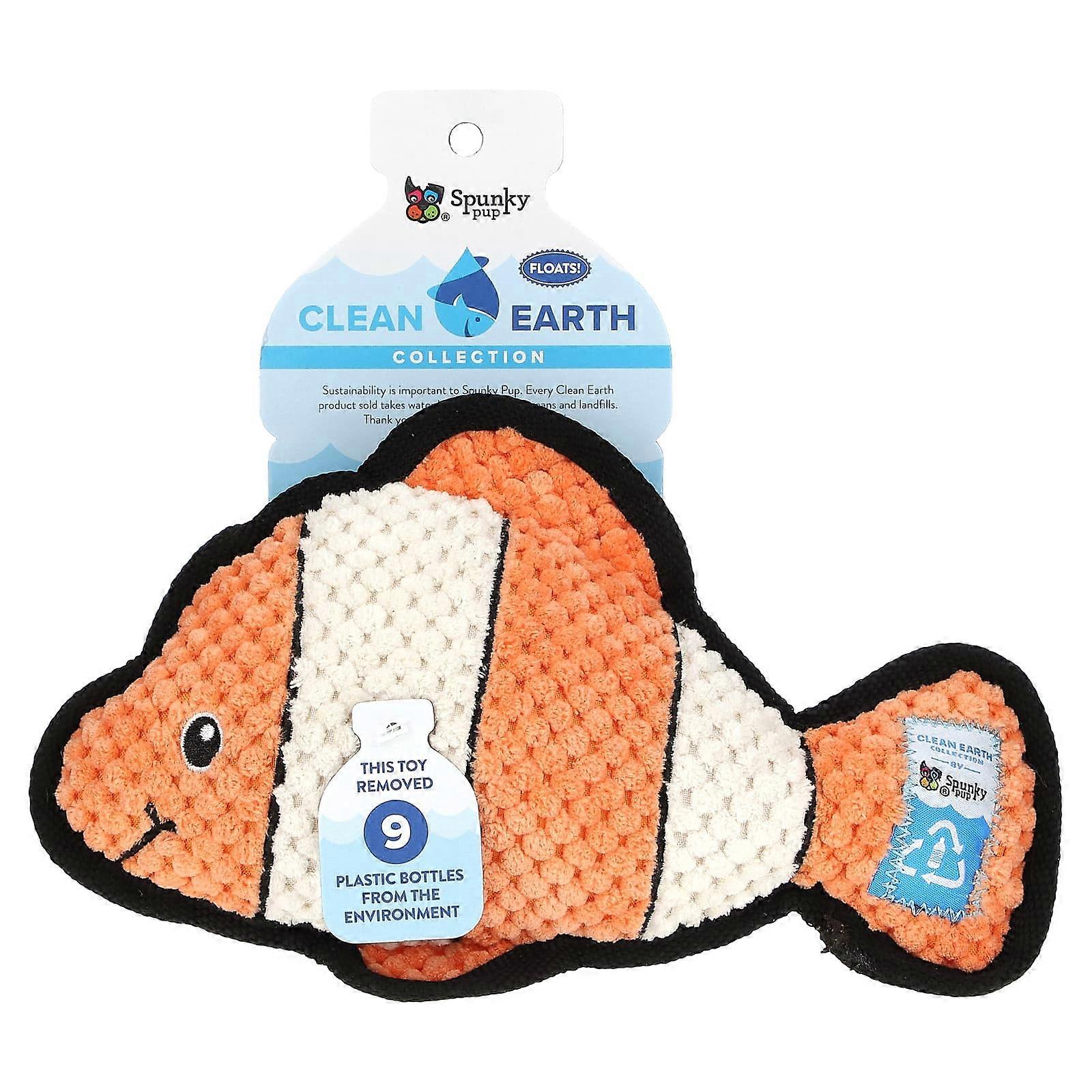 Clean Earth Plush, Clownfish, 1 Toy