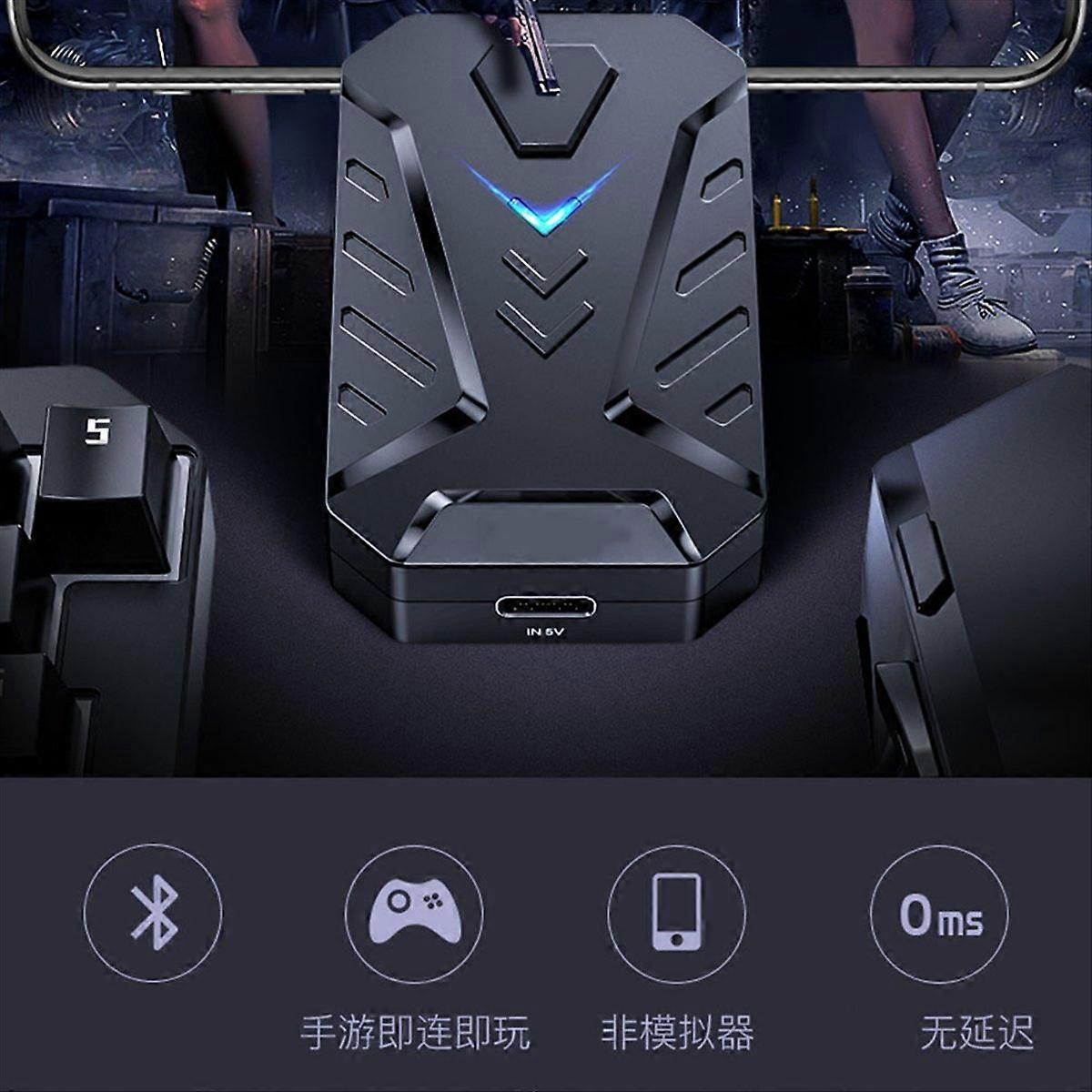 Portable Mobile Gaming Keyboard Mouse Converter Adapter