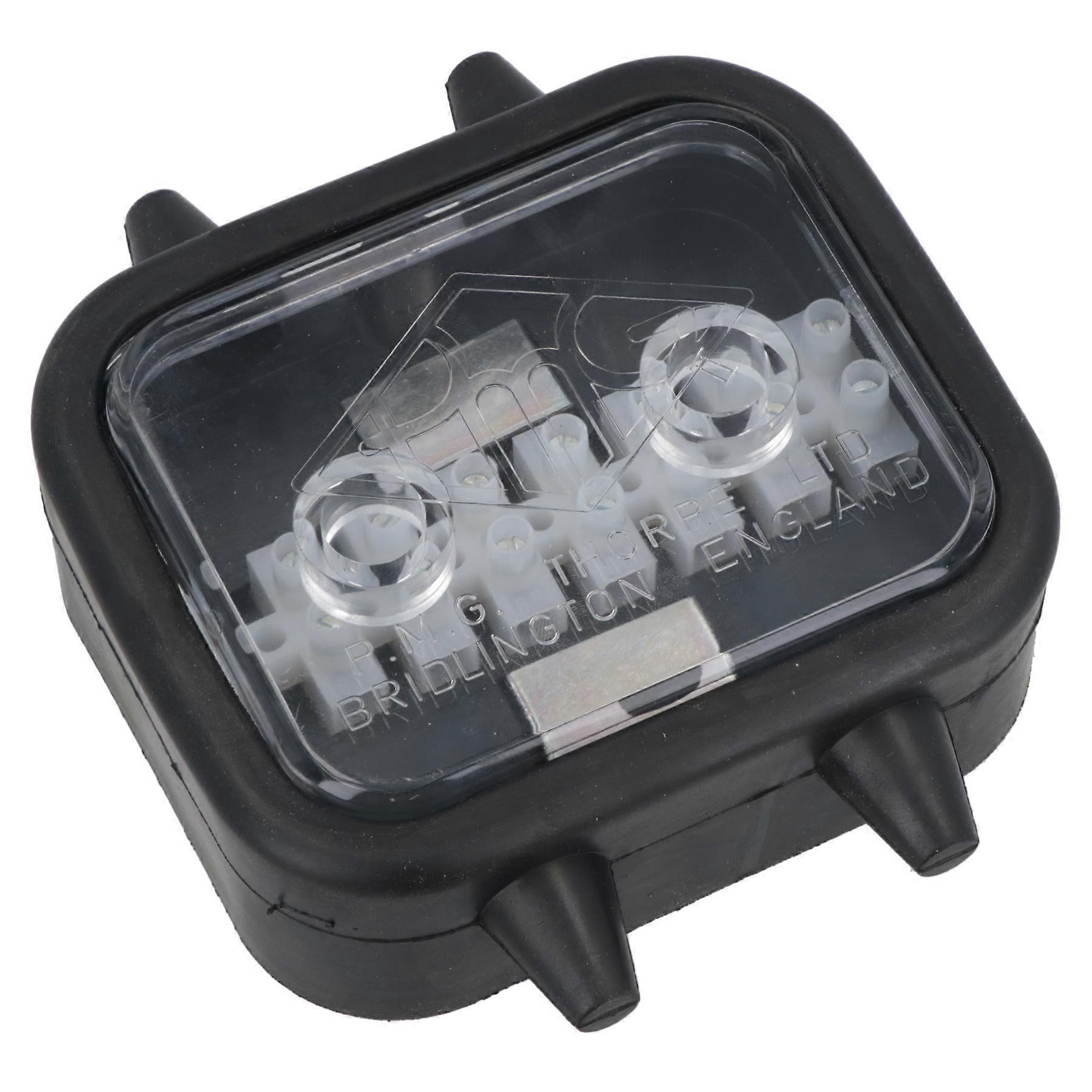 Trailer Lighting Electrics Rubber Junction Box 8 Way Waterproof PMG UK Made
