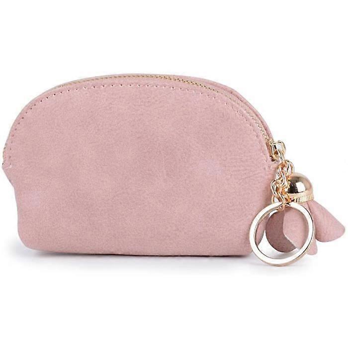 Women's Wallet - Pink - Pendant - Zipper - Compact