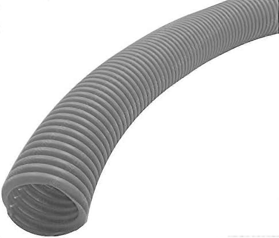 Split Wire Loom Tubing Polyethylene Corrugated Flexible Conduit - 2" Nominal Size - 10 Feet - Gray