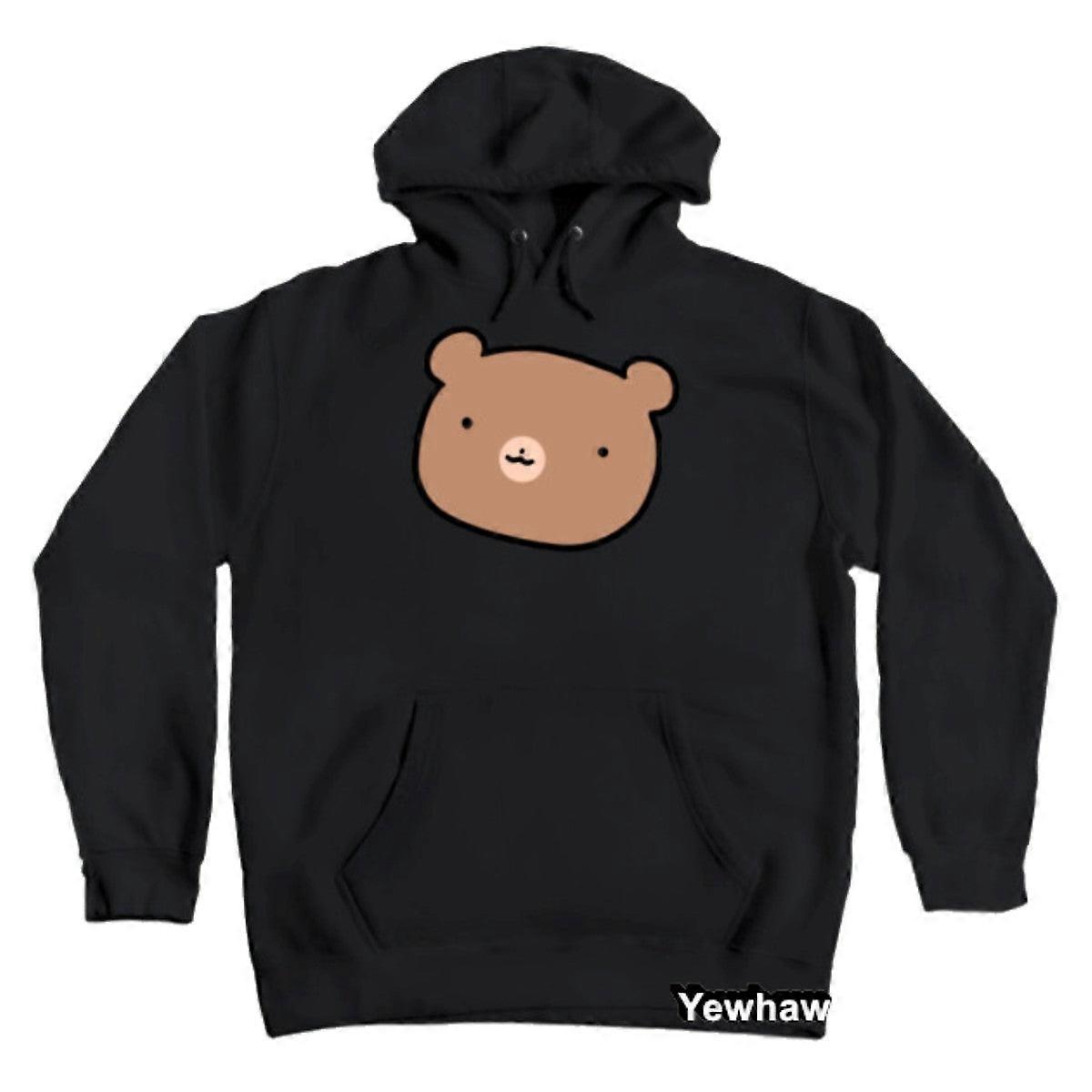 Cute Bear Face Hoodie