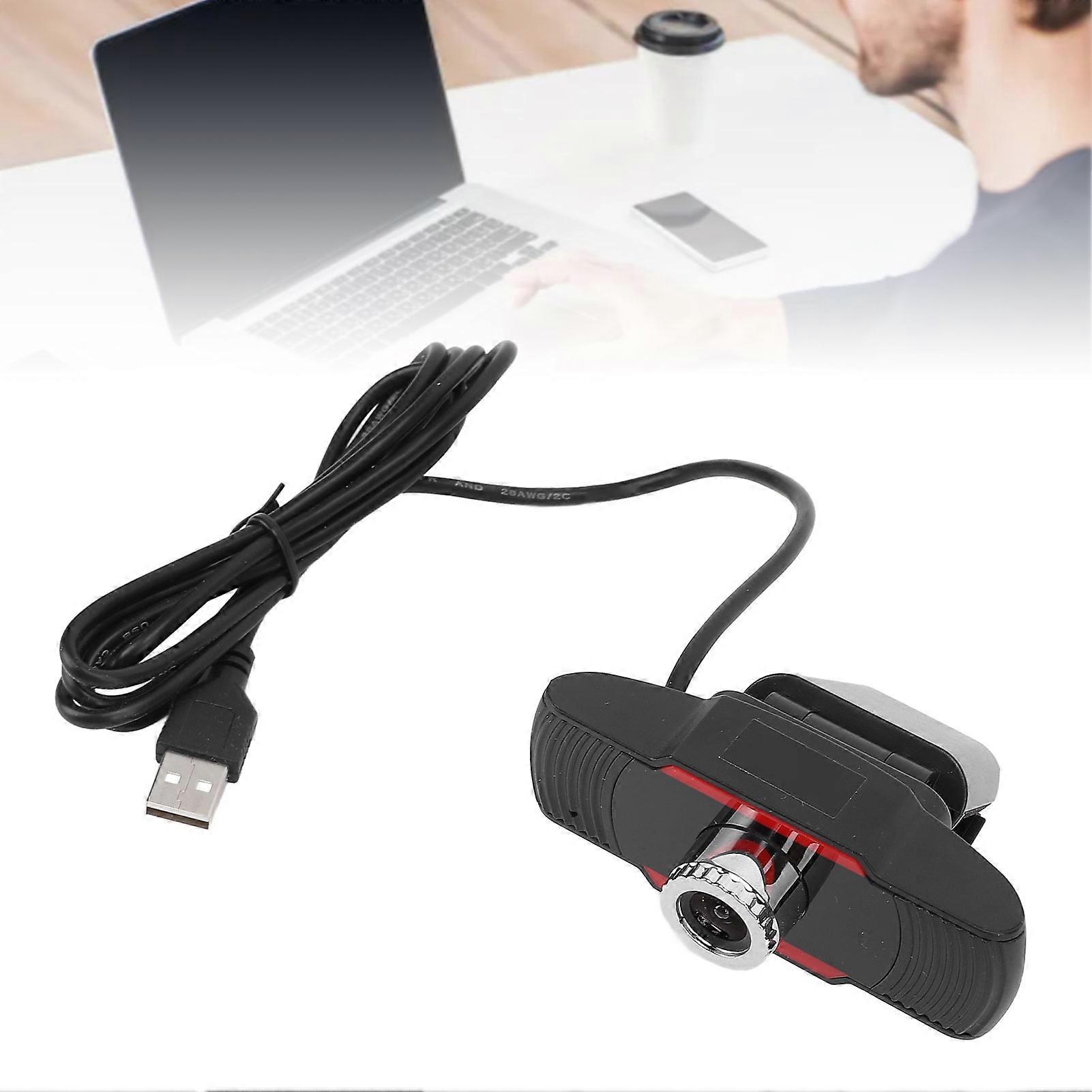 Web Camera Driverless Built in Noise Cancelling Microphone 1080P 120 Degree Wide Angle Lens Plug and Play USB Computer Web Camera for Conferencing 