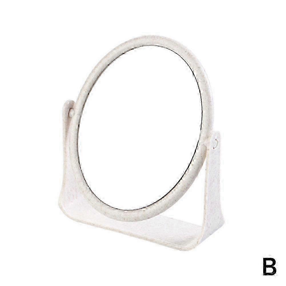 Desktop Double-sided Makeup Mirror Rotating Simple Dressing Mirror