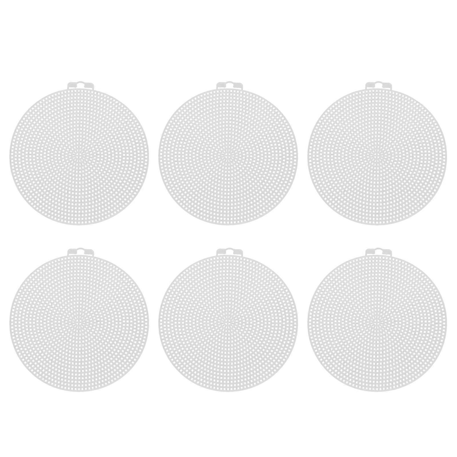 Eease 10 Plastic Mesh Canvas Sheets for DIY Bag Embroidery & Crafting