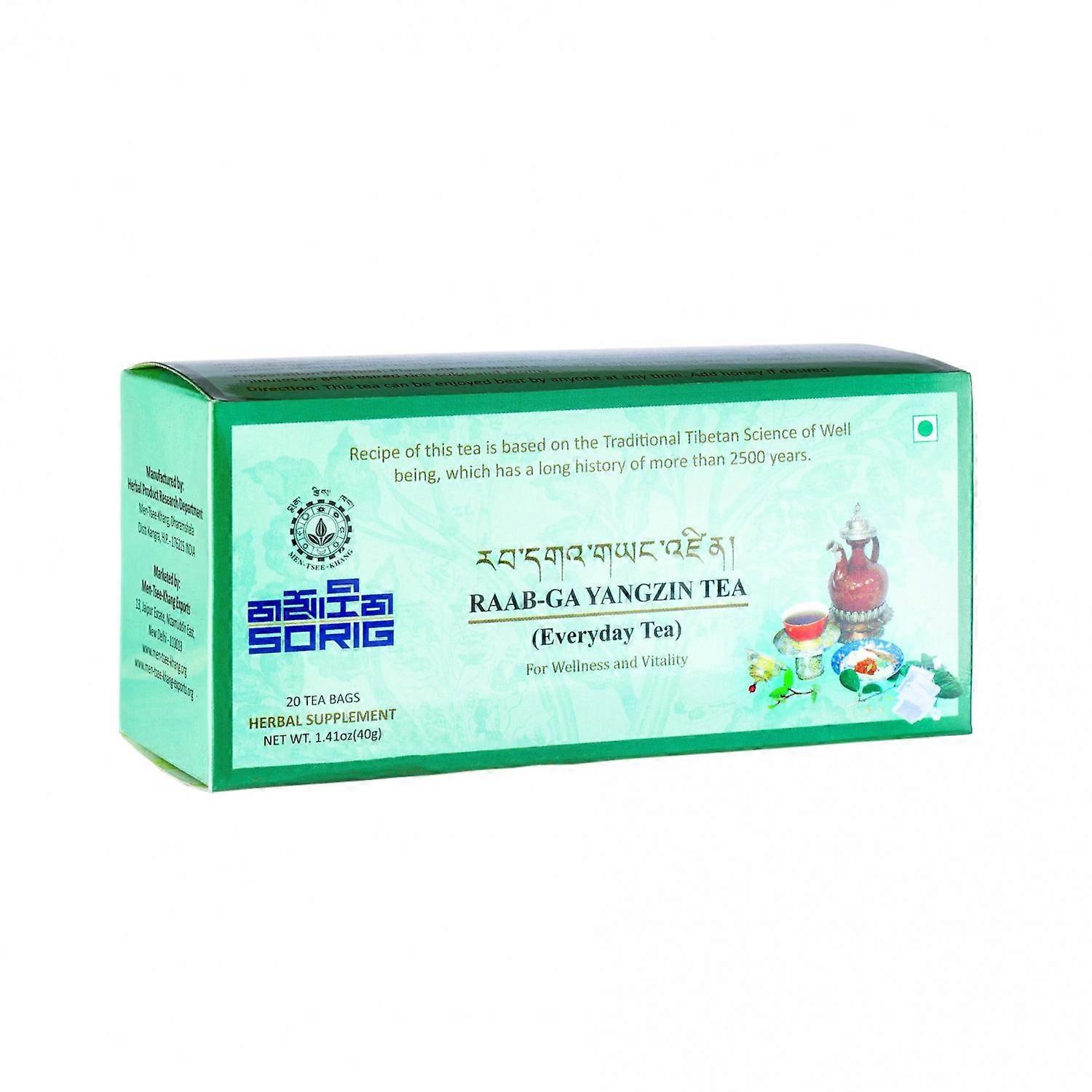 Раб-Джа Янгзин: тибетский чай (20 пак х 2 г), Raab-Ga Yangzin Tea,  Sorig