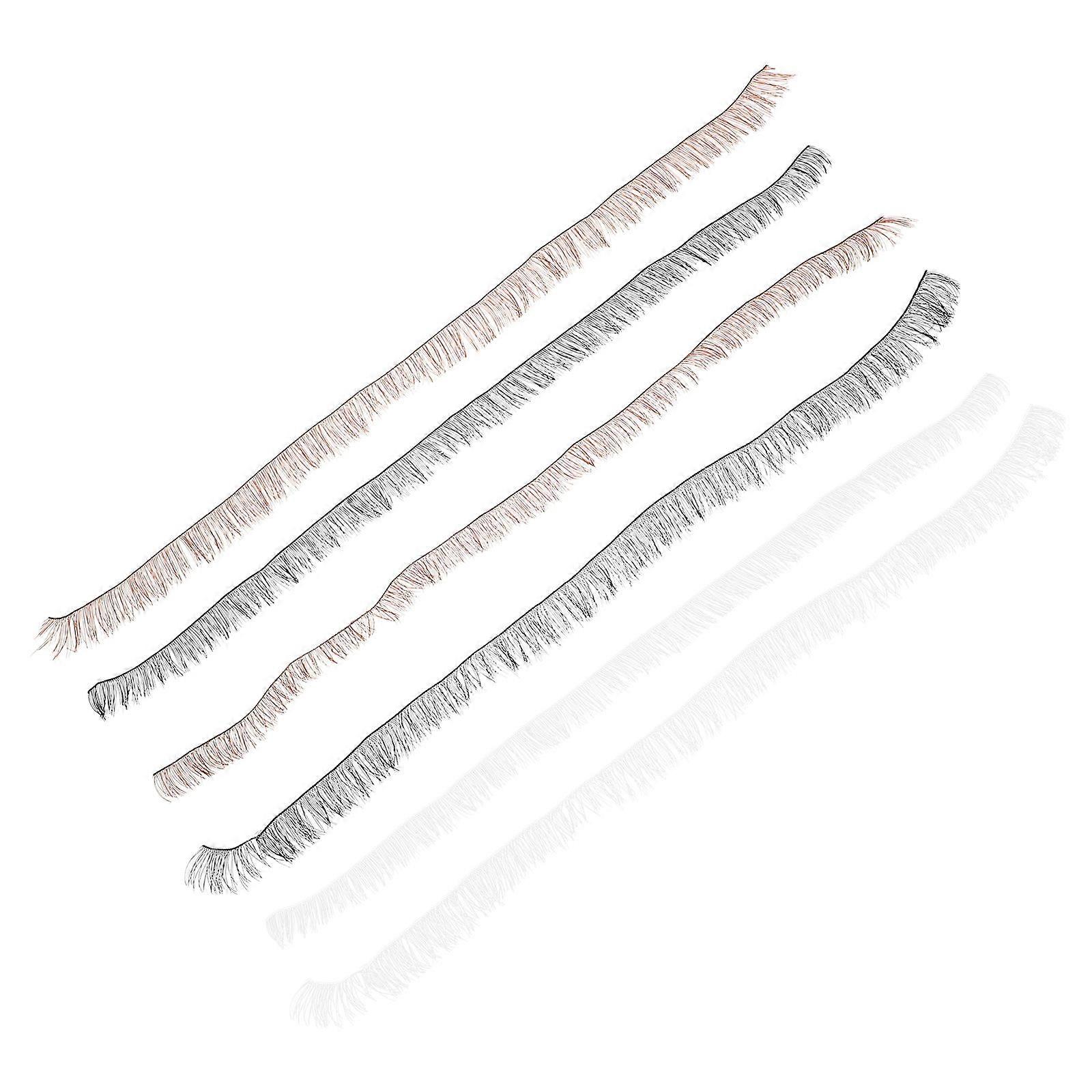 False Eyelashes 6Pcs Doll Eyelashes For Dolls Accessory Enhancement Handcrafted Multi Color Suitable For Craft Enthusiasts