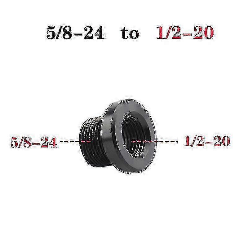 1pc Of 5/8" X 24 To 1/2-28 To M14x1 To M14x1.5 For Barrel Thread Adapter-XinHan