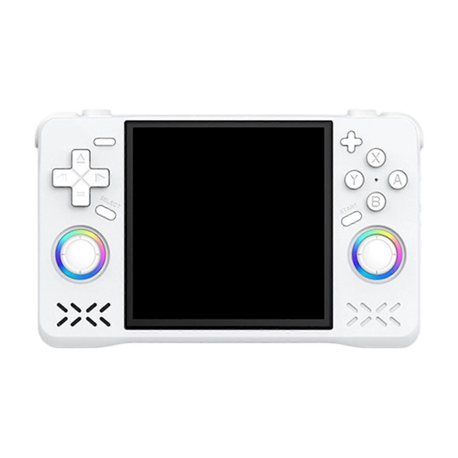 Portable Open Source Handheld Game Console Joystick 4000mAh Game Machine Pocket Video Player 4inch Screen  White