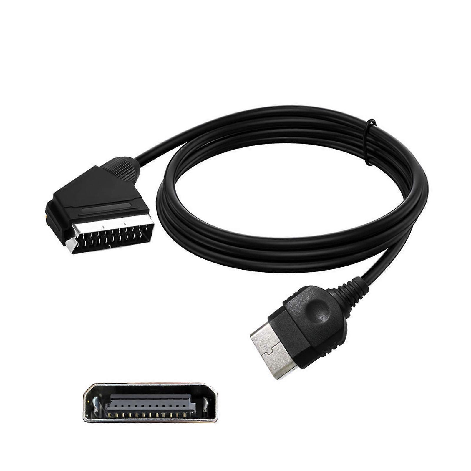 Original Generation 1 RGBs SCART Connection Cable Fast Speed Data Transfer For European Monitors Multicolor