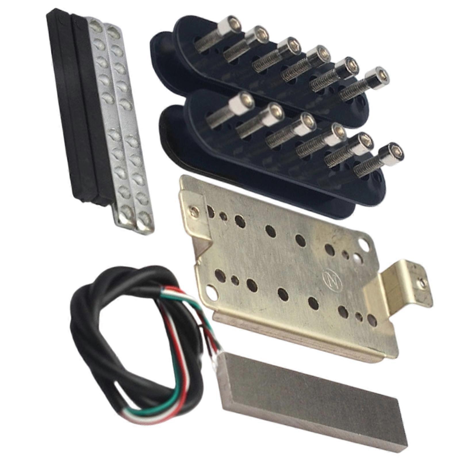 Studio Quality Double Coil Pickup Assembly Offering Broad Instrument Compatibility and Anti Interference Technology Multicolor
