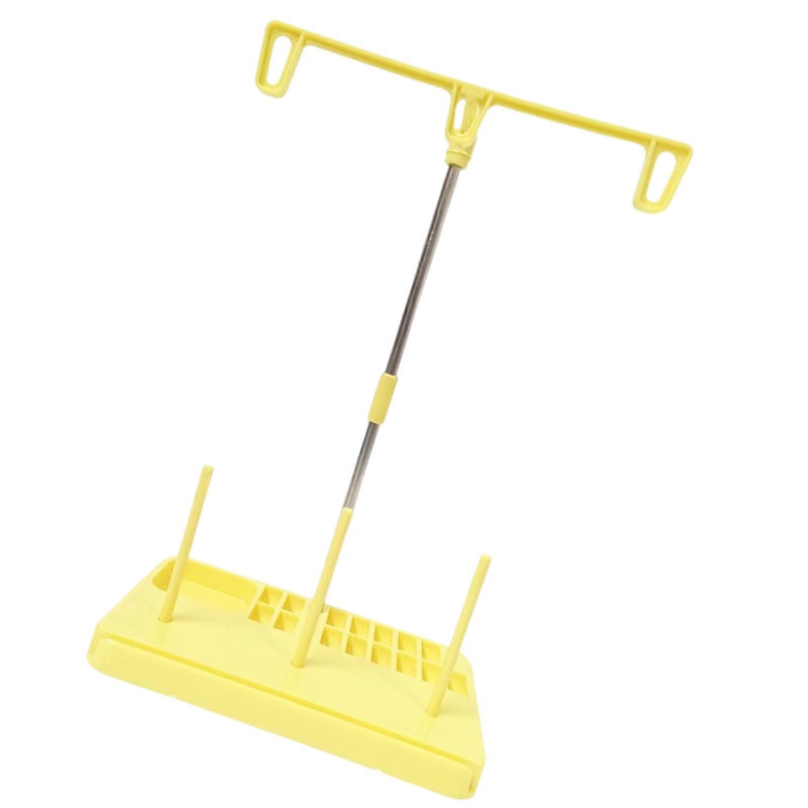 Sewing Thread Stand 3 Thread Spool Stand for Household Sewing Machine Embroidery Machine Detachable Sewing Thread Rack  Yellow