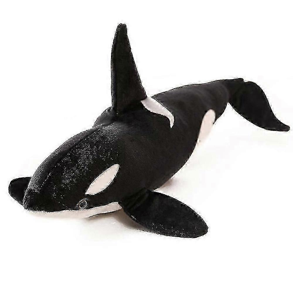 Simulation Killer Whale Plush Toy 50-75cm Soft Stuffed Pillow for Kids