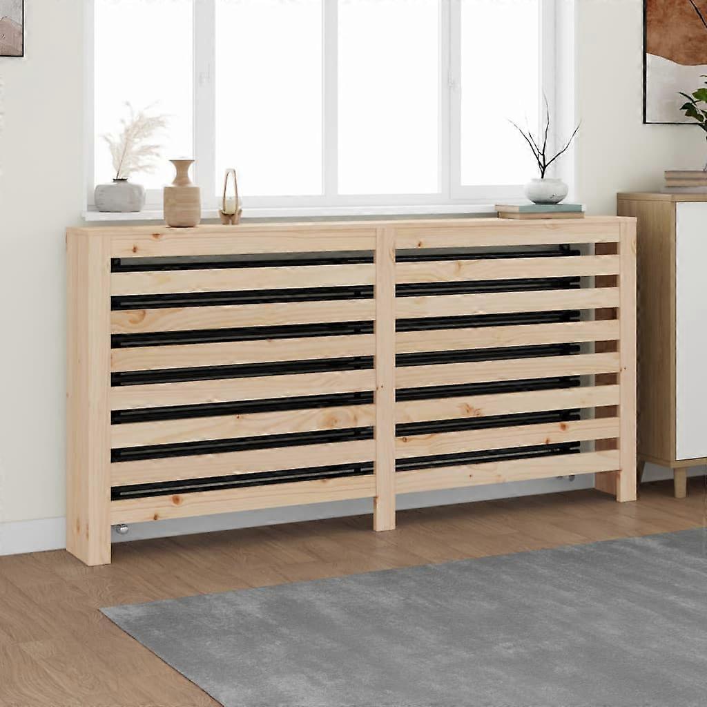 Radiator cladding 169x19x84 cm solid pine wood