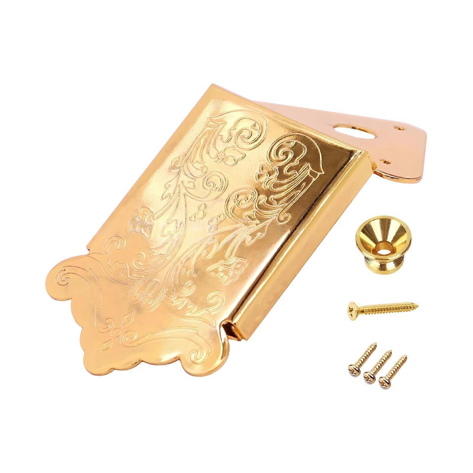 8 String Mandolin Tailpiece with Cover Stringed Instrument Accessory Premium