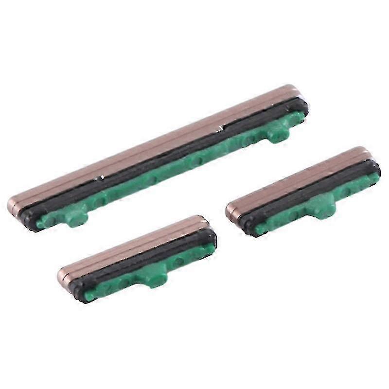 For Samsung Galaxy S10 5G G977 3Pcs/Set OEM Power On/Off and Volume Side Buttons (without Logo)