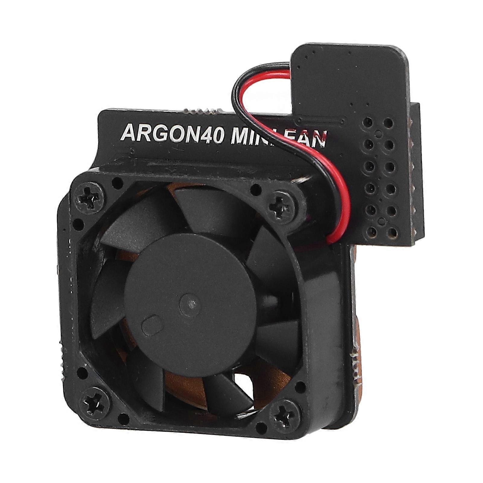 Koelventilatormodule voor Raspberry Pi 4B 3B+/3B PWM mini-warmteafvoer met messing voet