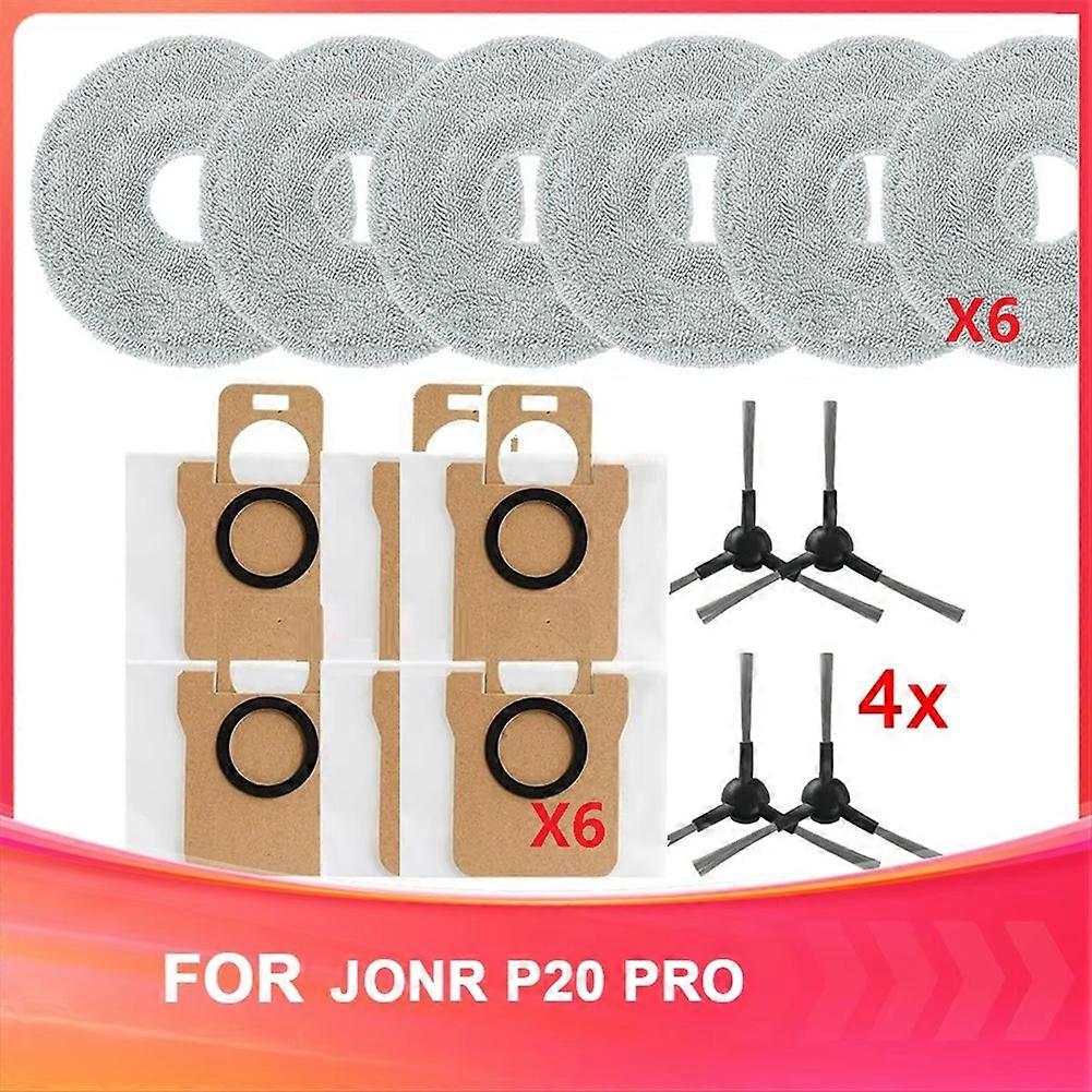 For JONR P20 PRO Vacuum Wipes & Side Brush Kit