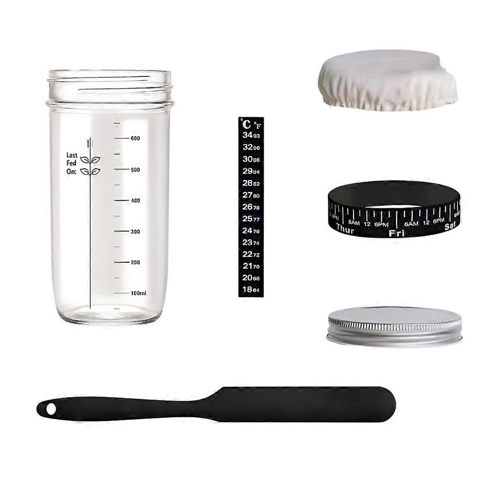 Sauerteig-Set, Sauerteigbrot-Gläser, luftdichte Gläser, 730 ml