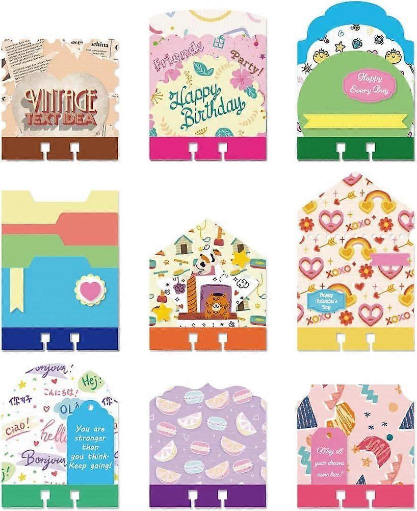 Memory Dex Card Metal Die Cuts Card Making Carbon Steel Cutting Dies Label Cuts Stencils Scrapbooking Embossing Template for Greeting Cards Invitation