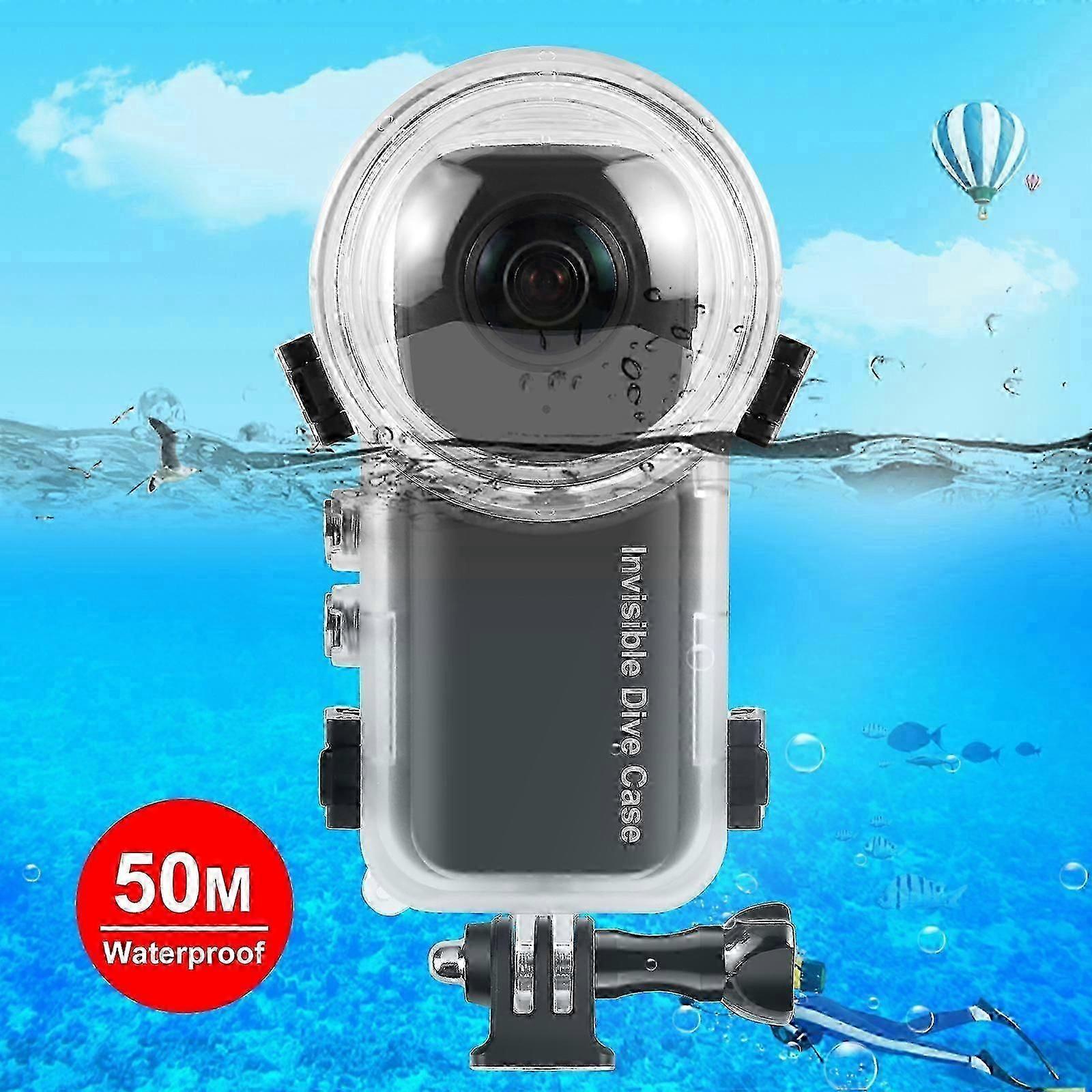 Insta360 X3 Underwater Case 50m Waterproof Transparent Dive Housing