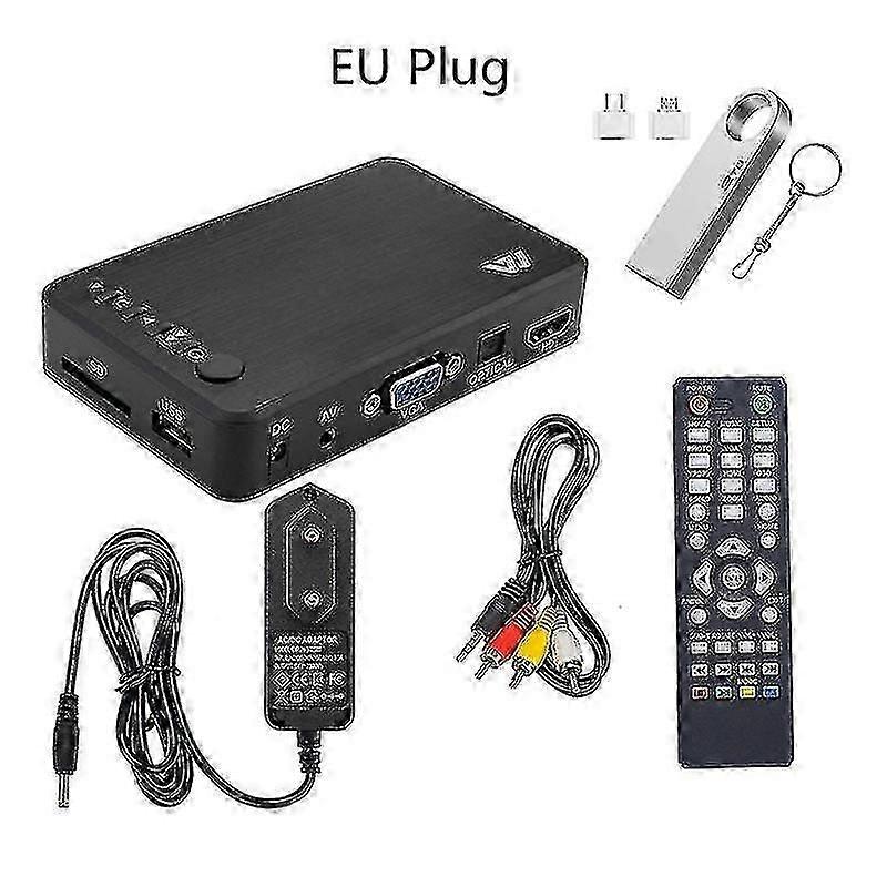Full Hd Multimedia Player Usb External Hdd Media Player Autoplay -compatible Tv Box Tv Video Av Mkv Avi Tw