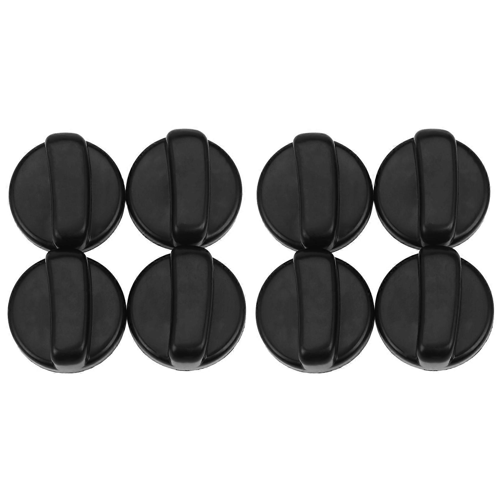 Kitchen 44 mm Diameter Plastic Black Button Switch for Gas Cooktop 8