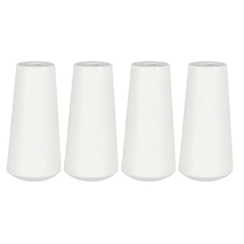 Wooden Pull Cord Knobs for Window Blinds White Decorative Blind Cord Weights 4pcs