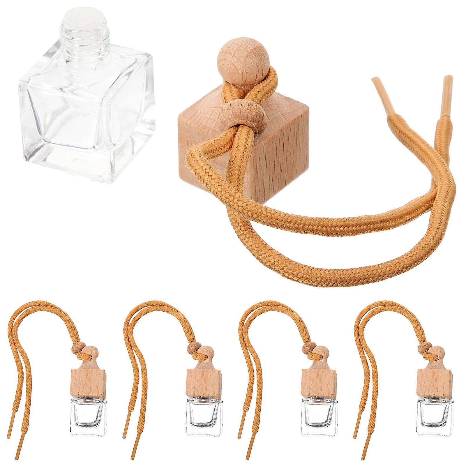 Car Fragrance Diffusers Hanging Bottle Set with 15Pcs Essential Oils