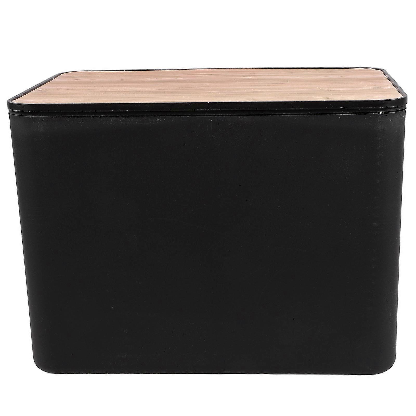 Plastic Tissue Box Tissue Holder for Storage 1 Piece Black Simple Style