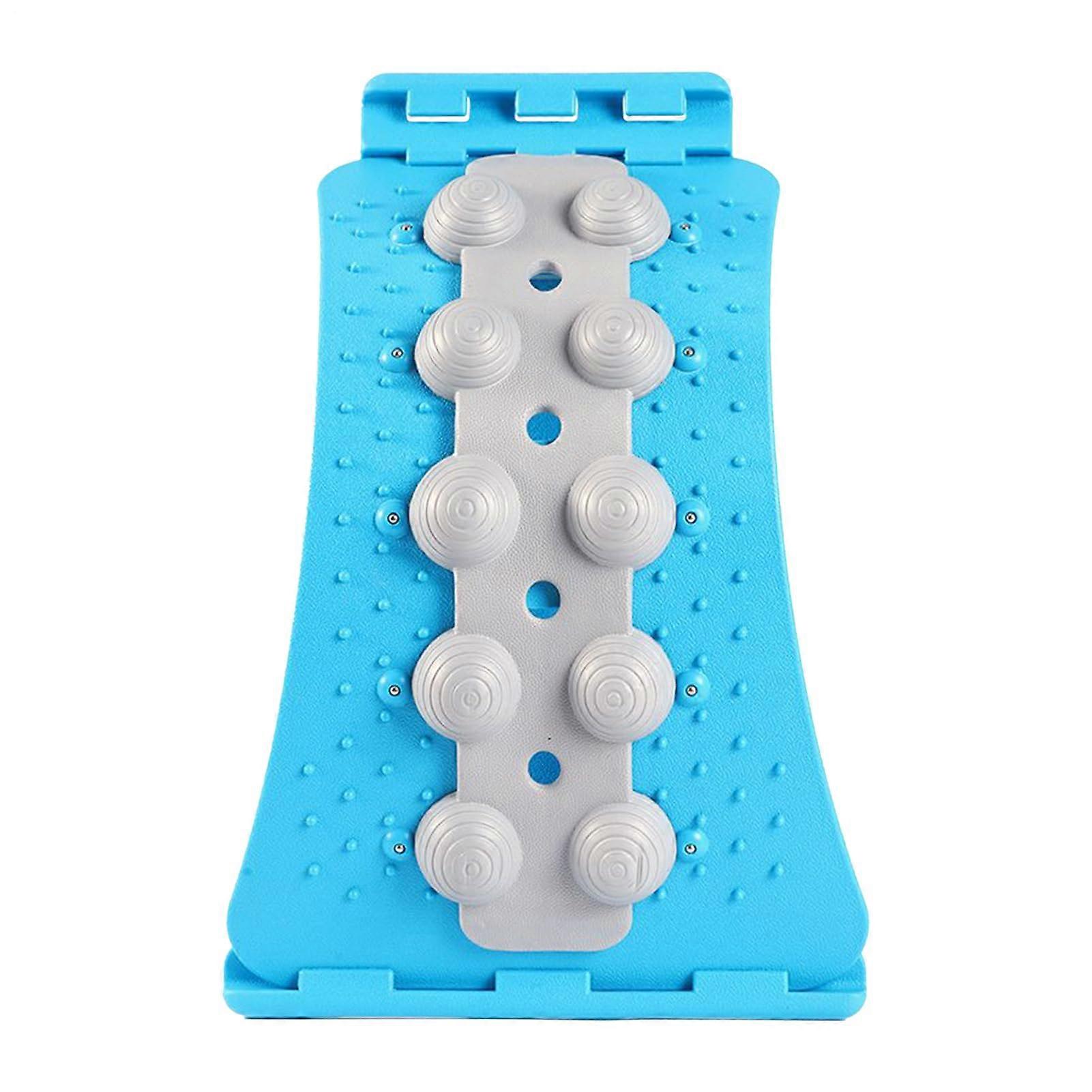 Adjustable Lumbar Back Stretcher with Ergonomic Support and Massage Nodes for Home Office Car Use