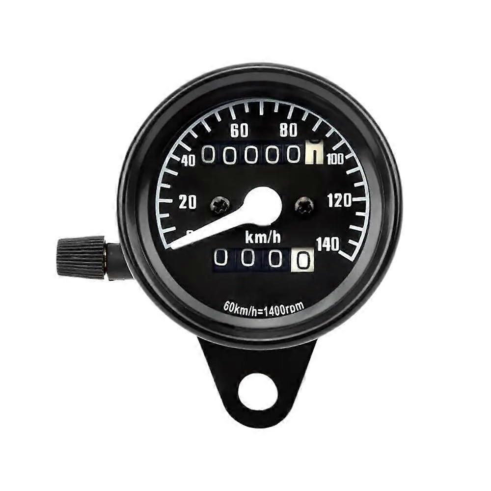 Universal Motorcycle Speedometer and Tachometer with Odometer, Backlit 12V Gauge Assembly