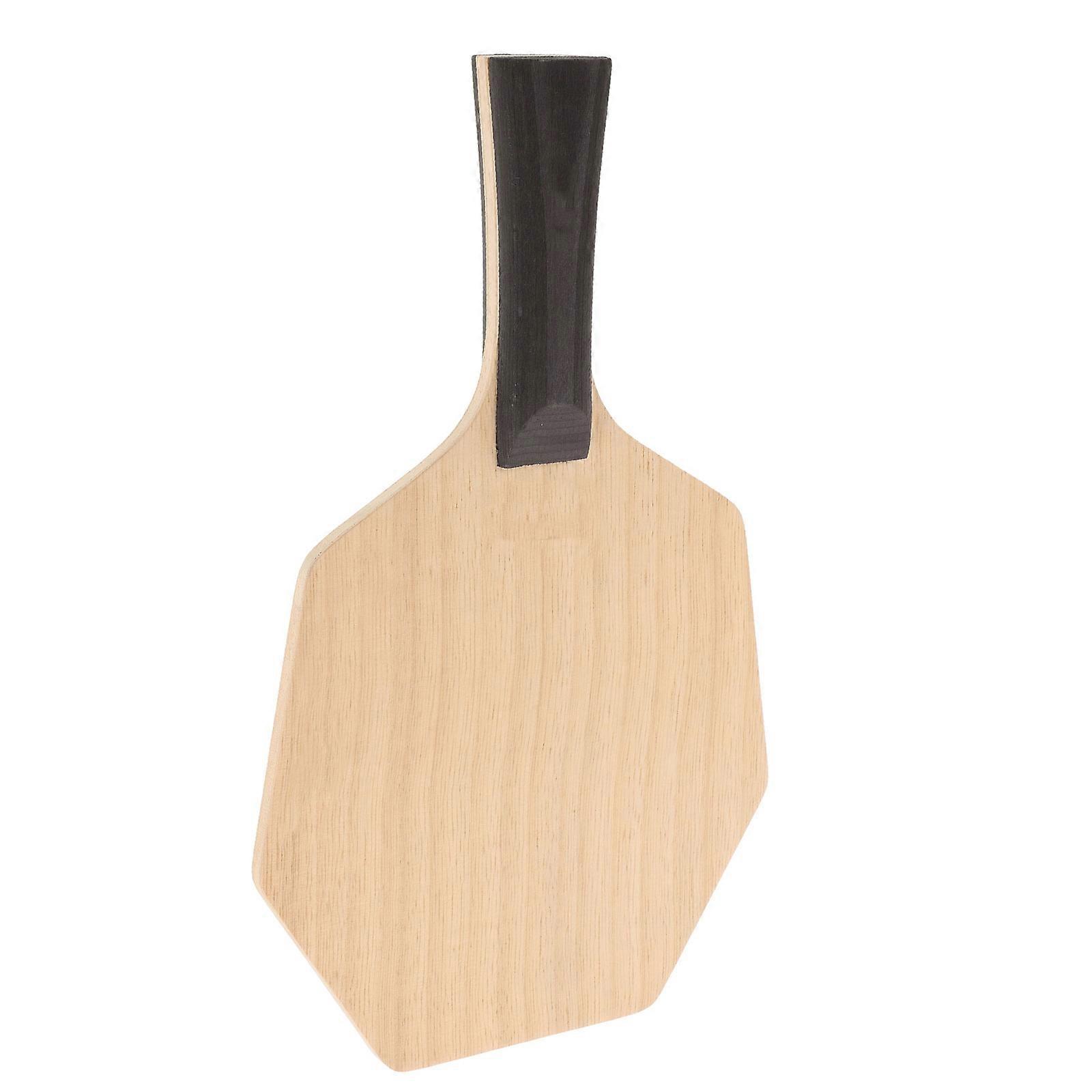 Wooden Hexagon Table Tennis Paddle Blank for Sports Use Durable MultiColor Wood Size 5Layer Construction