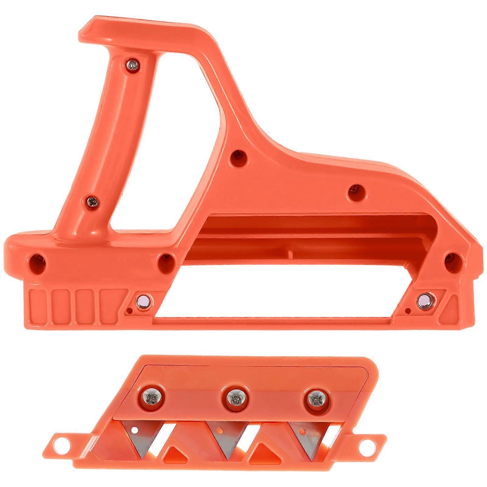 Drywall Chamfer Tool with 10 Blades, 45° and 60° Plasterboard Edge Cutter for Smooth Precise Cuts