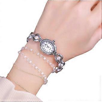 BS Bee Sister FA1685 Light Luxury Women's Fine Jewelry Watch Ladies Pearl Bracelet Wrist Watch For Gift Party School
