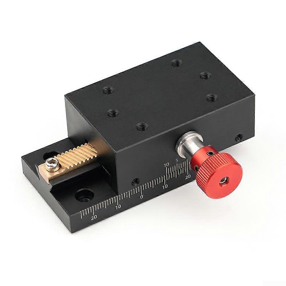 X Axis Linear Stage Aluminum Alloy 40mm Precision Manual Dovetail Slide for Precise Positioning