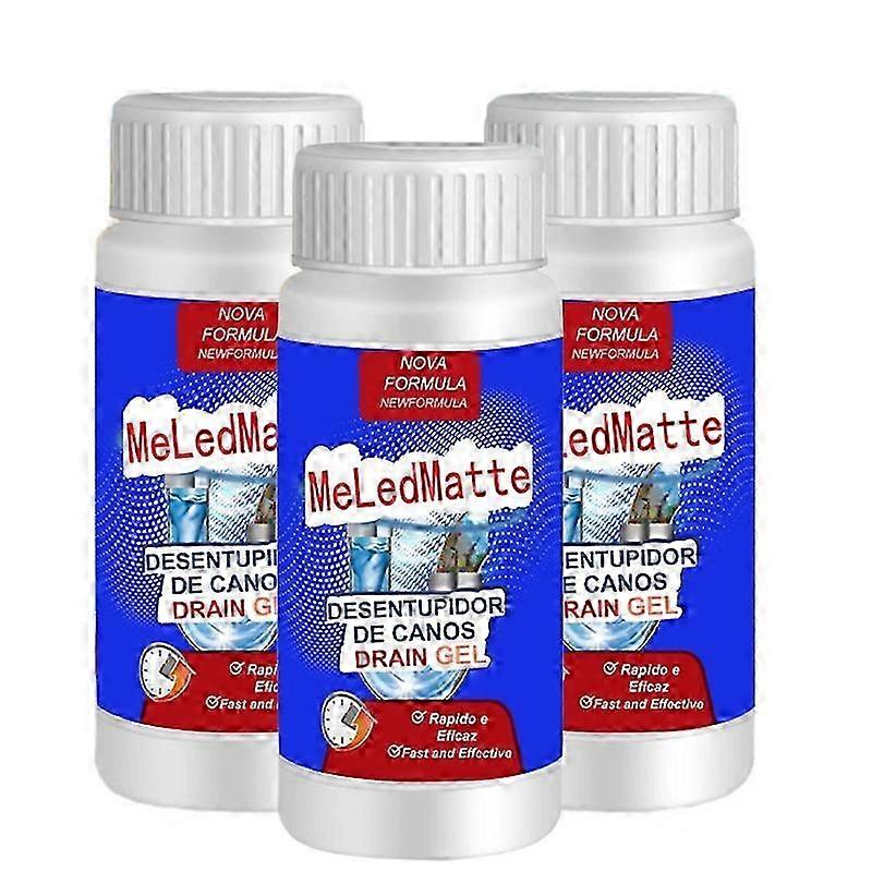 3Pcs Powerful Pipe Dredging Agent Meledmatte,Powerful Cleaning Kitchen Pipe Dredging Agent Dredge Deodorant 2025
