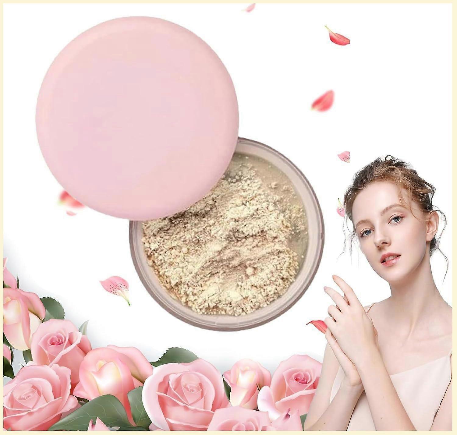 Loose Setting Powder Waterproof Matte Finish Long Lasting Oil Control Lightweight Makeup Compact