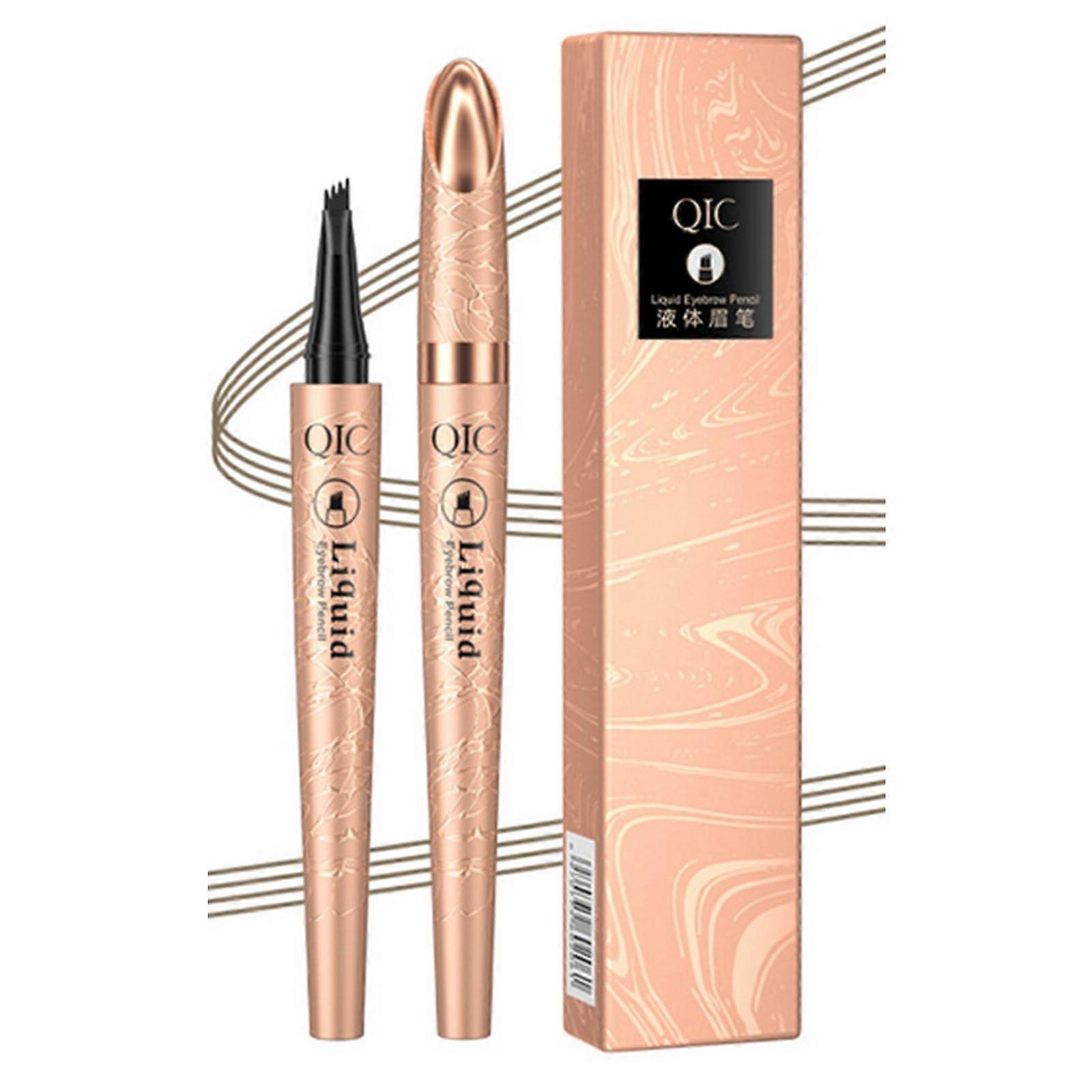 Microblading Eyebrow Pen with Micro 4 Point Tip for Precision Brow Shaping Dark Brown 1 Count