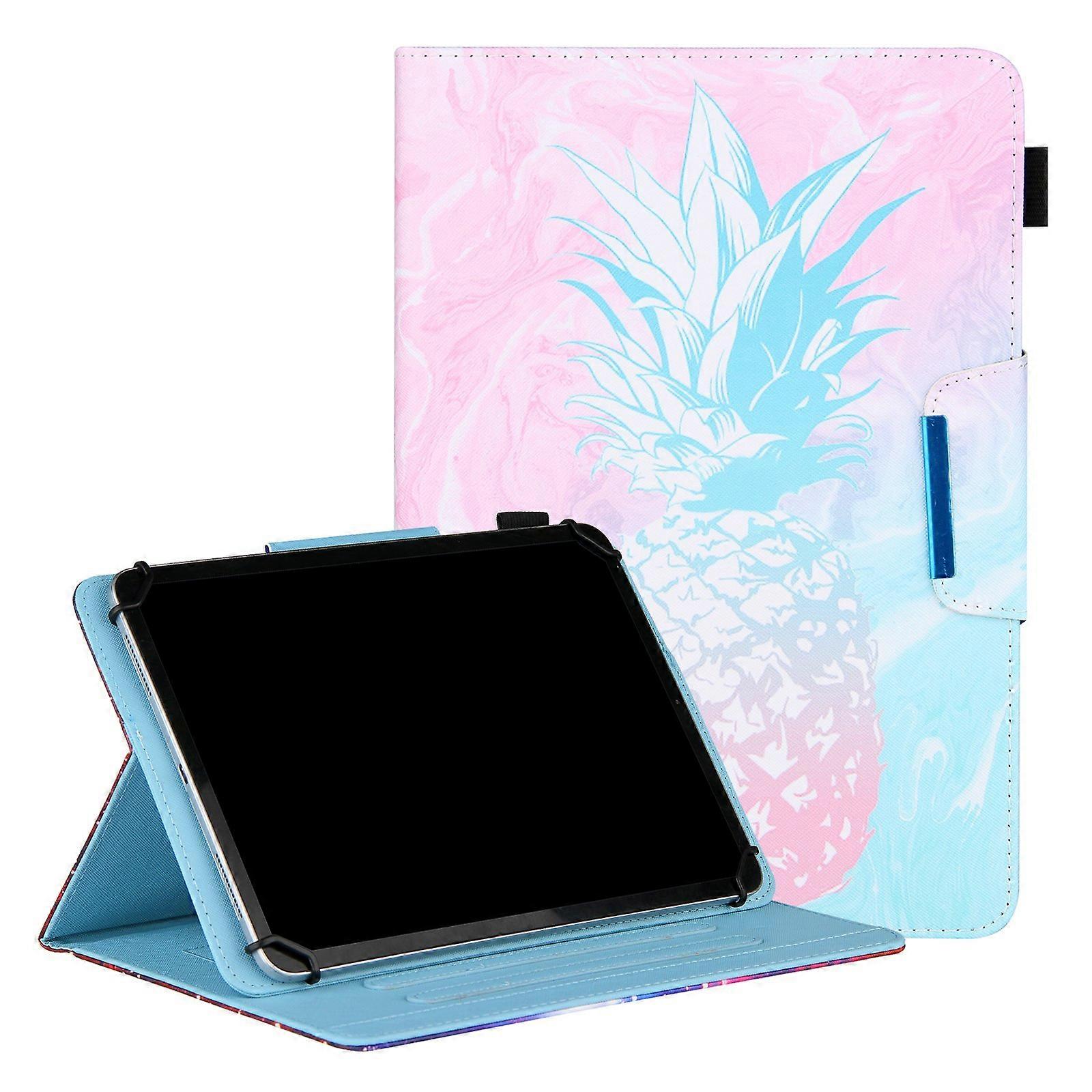 Cross Texture Pattern Printing Universal Leather Tablet Case for 8-inch Tablets